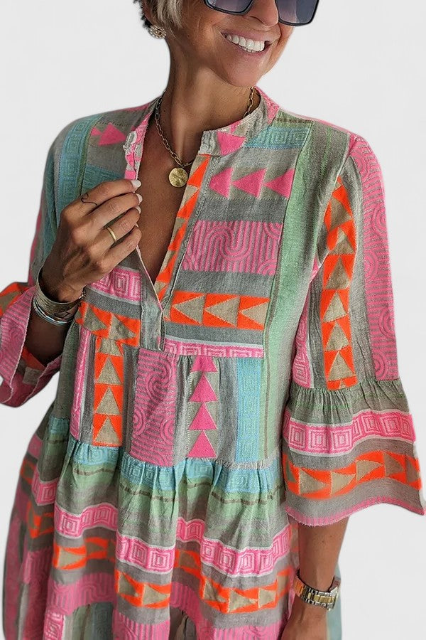 Boho Tiered Swing Dress - Stylish Summer Dresses for Women - Comfortable Sundresses for Women 1