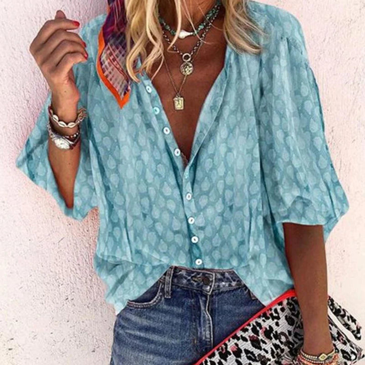 Lightweight Summer Blouse for Women - Trendy and Versatile Style 0
