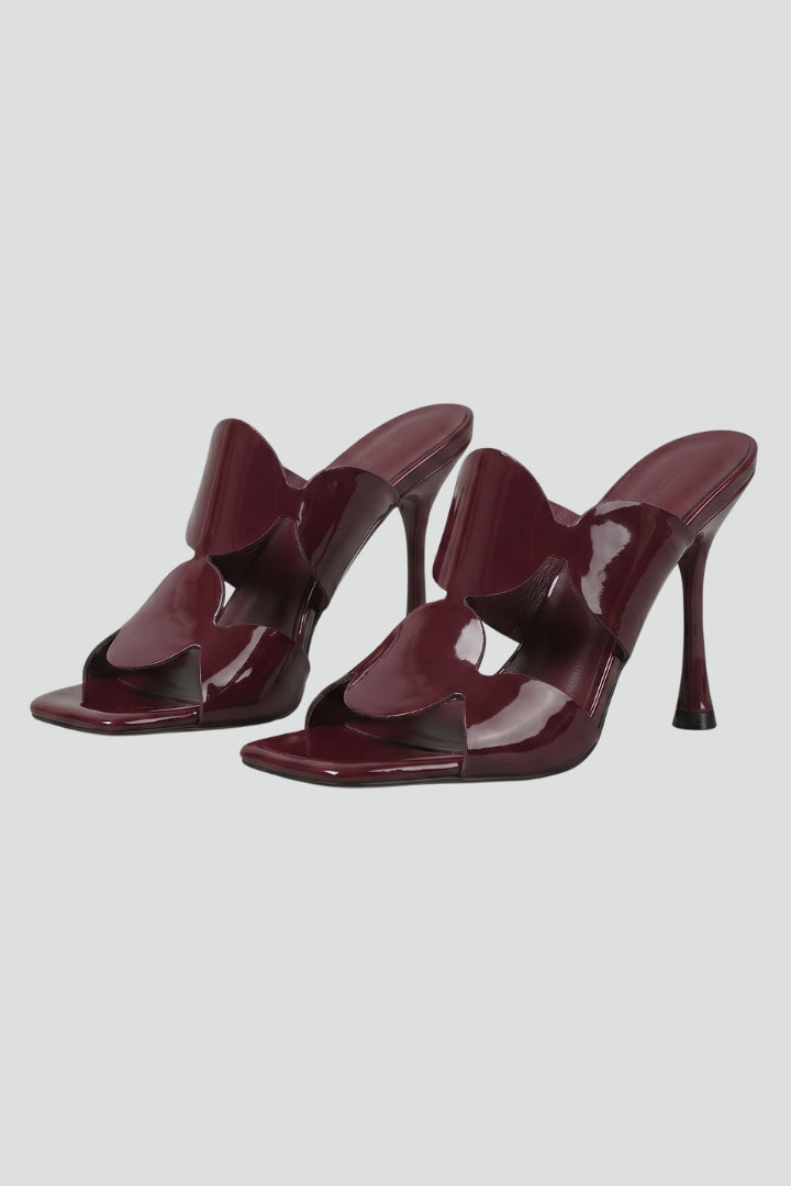 Orthopedic Women's High Heel Sandals with Arch Support, Square Toe Stiletto Design 1