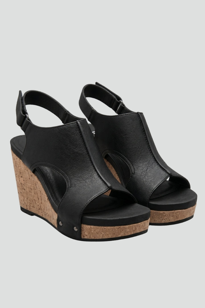 Orthopedic Women's Wedge Sandals with Arch Support and Adjustable Straps for All-Day Comfort 1