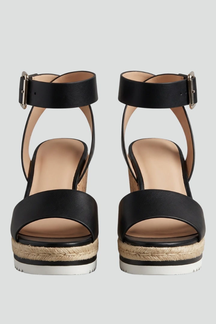 Women's Sandals - Orthopedic Wedge Heel Sandals with Arch Support and Adjustable Strap for All-Day Comfort 1