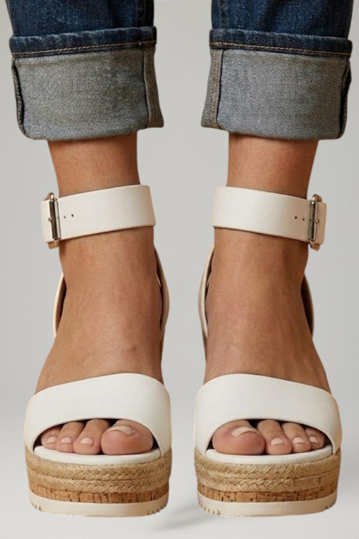 Women's Sandals - Orthopedic Wedge Heel Sandals with Arch Support and Adjustable Strap for All-Day Comfort 4