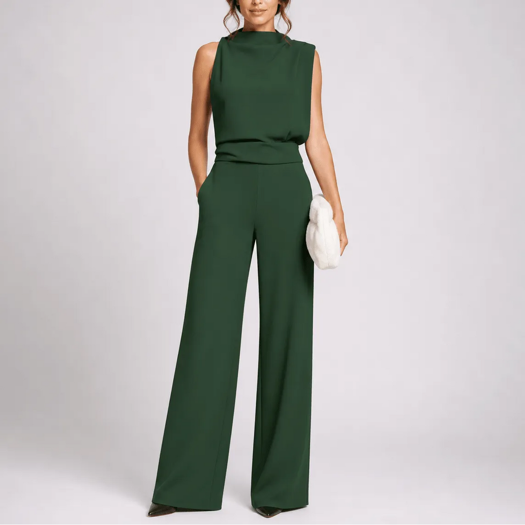 Women’s Sleeveless Jumpsuit One-Piece Outfit 0