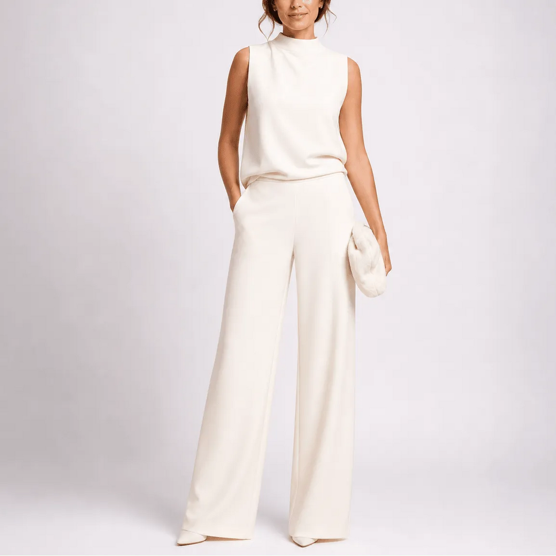 Women’s Sleeveless Jumpsuit One-Piece Outfit 1